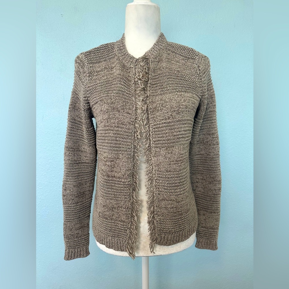 NWT PRESSWICK & MOORE CARDIGAN SIZE PETITE SMALL